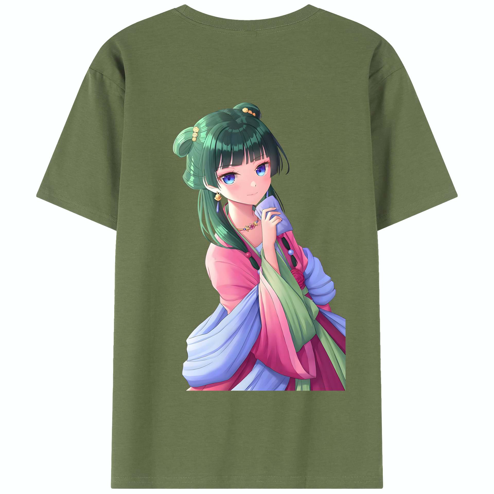 （画像用） 薬屋のひとりごと The Apothecary Diaries 綿100％半袖Tシャツ（背面プリント）